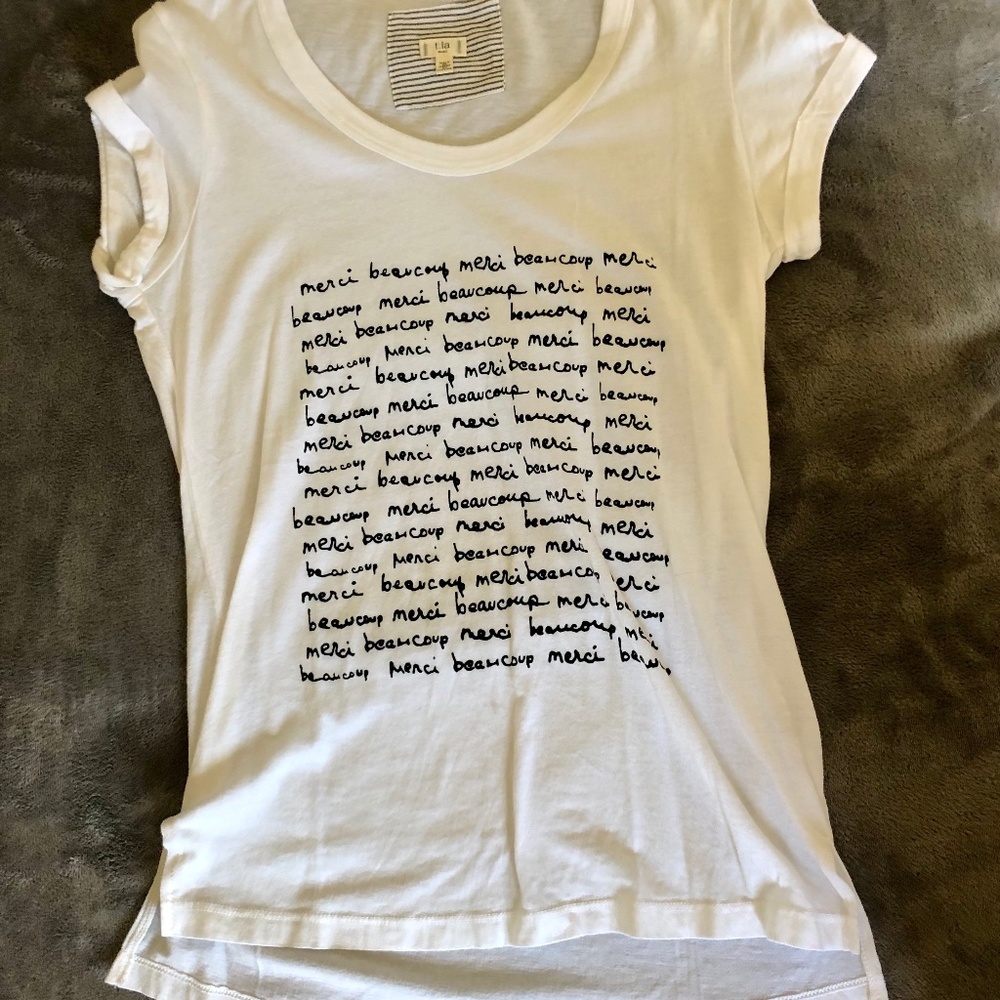 Letter tee